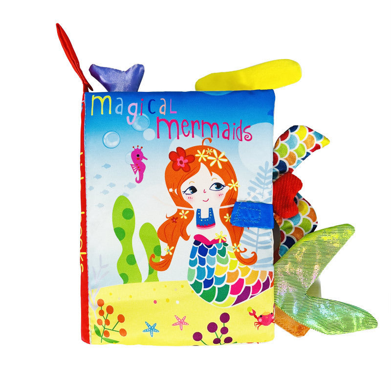 Livre Sensoriel 3D en Tissu Lavable pour Bébé 0-3 ans – Indestructible & Éveil | 9 Thèmes