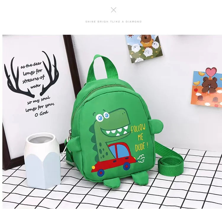 Mini Sac à Dos Dinosaure – Enfant, Anti-Perte, Idéal Maternelle