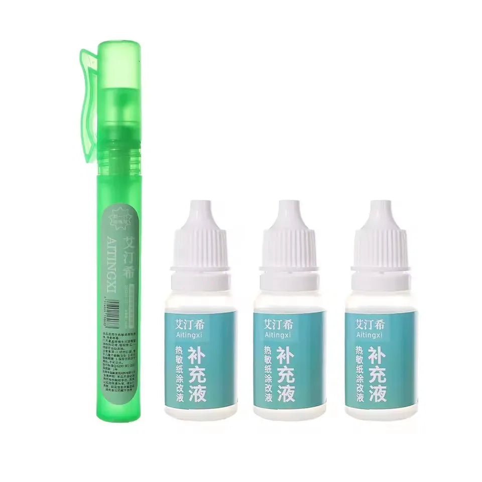 Stylo Spray Effaceur de Données Confidentielles – Protection Vie Privée, Papier Thermique, Portable