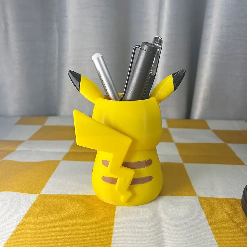Porte-Crayons Pikachu Assis – Figurine Déco Bureau – Cadeau Pokémon