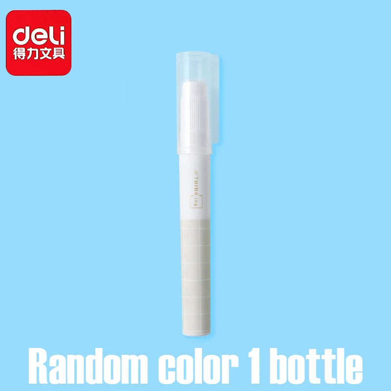 Bâton de Colle Solide Rechargeable Deli – Séchage Rapide, Fort Adhésif, Non Toxique, École & Bureau