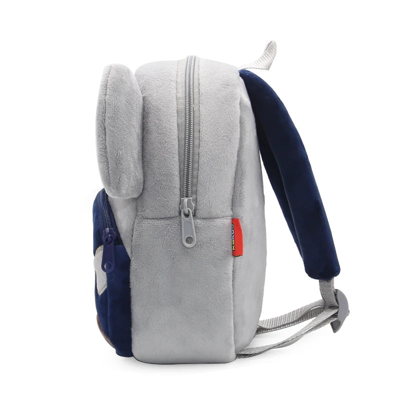 Mini Sac à Dos Éléphant en Peluche – Mixte, Idéal Maternelle & Crèche