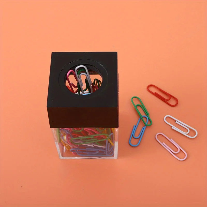 Porte-Trombones Magnétique avec 18 Trombones – Organiseur Bureau – 5 Coloris