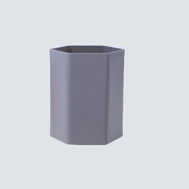 Porte-Stylos Hexagonal Grande Capacité – Style Minimaliste Luxe – Bureau & Office