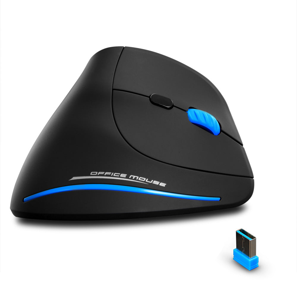 Souris Verticale Ergonomique Sans Fil ZELOTES F-35A – 2400 DPI, 6 Boutons, USB 2.4G, Compatible PC Laptop Mac, Anti-Douleur Poignet