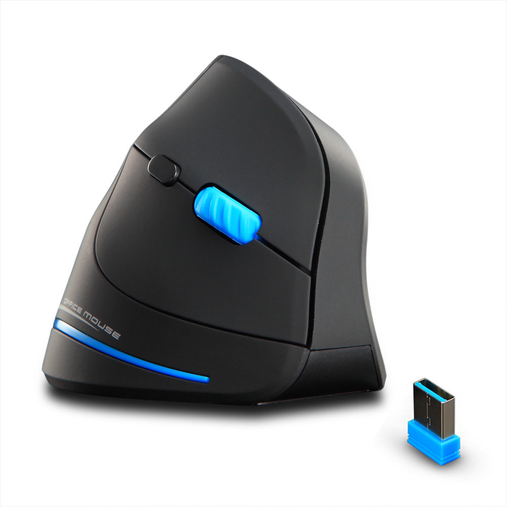 Souris Verticale Ergonomique Sans Fil ZELOTES F-35A – 2400 DPI, 6 Boutons, USB 2.4G, Compatible PC Laptop Mac, Anti-Douleur Poignet