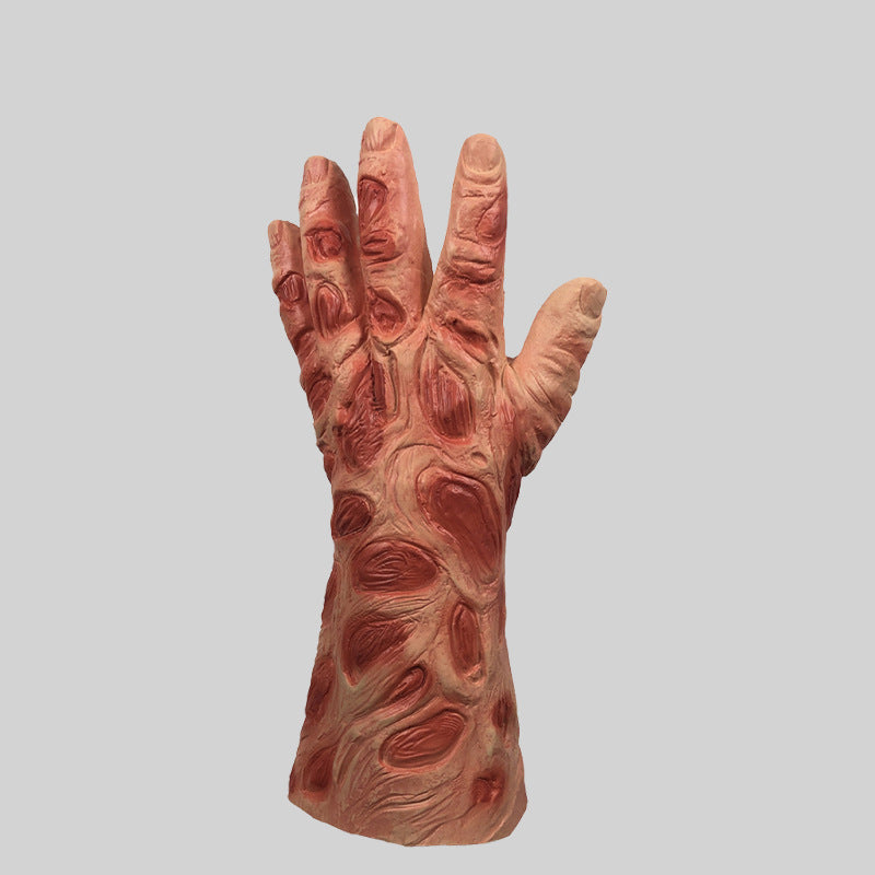 Ensemble Freddy Krueger Halloween – Masque Latex + Gants Griffes Horreur, Set Complet Cosplay & Carnaval