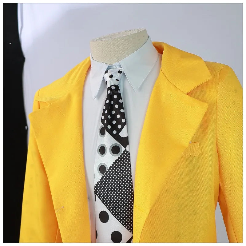 Costume The Mask Jim Carrey – Déguisement Halloween & Carnaval Complet, Cosplay Film Culte, Tailles S à XXXL