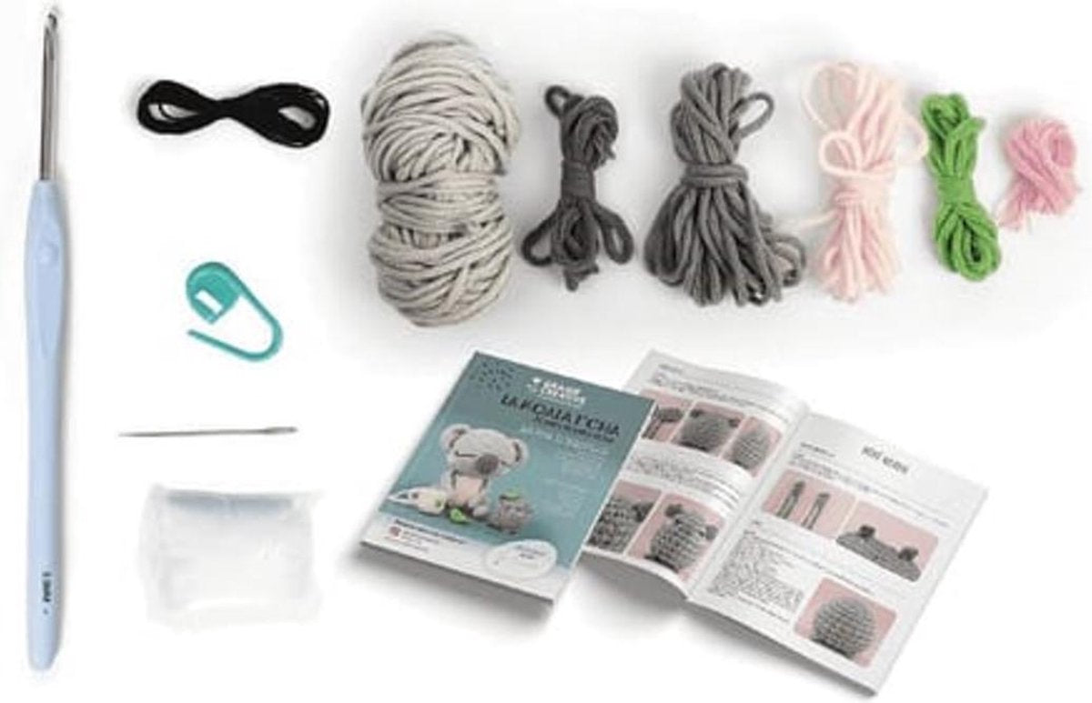 Kit Amigurumi Koala – Graine Créative, Crochet Débutant, Peluche à Tricoter, Cadeau Créatif Enfant & Adulte