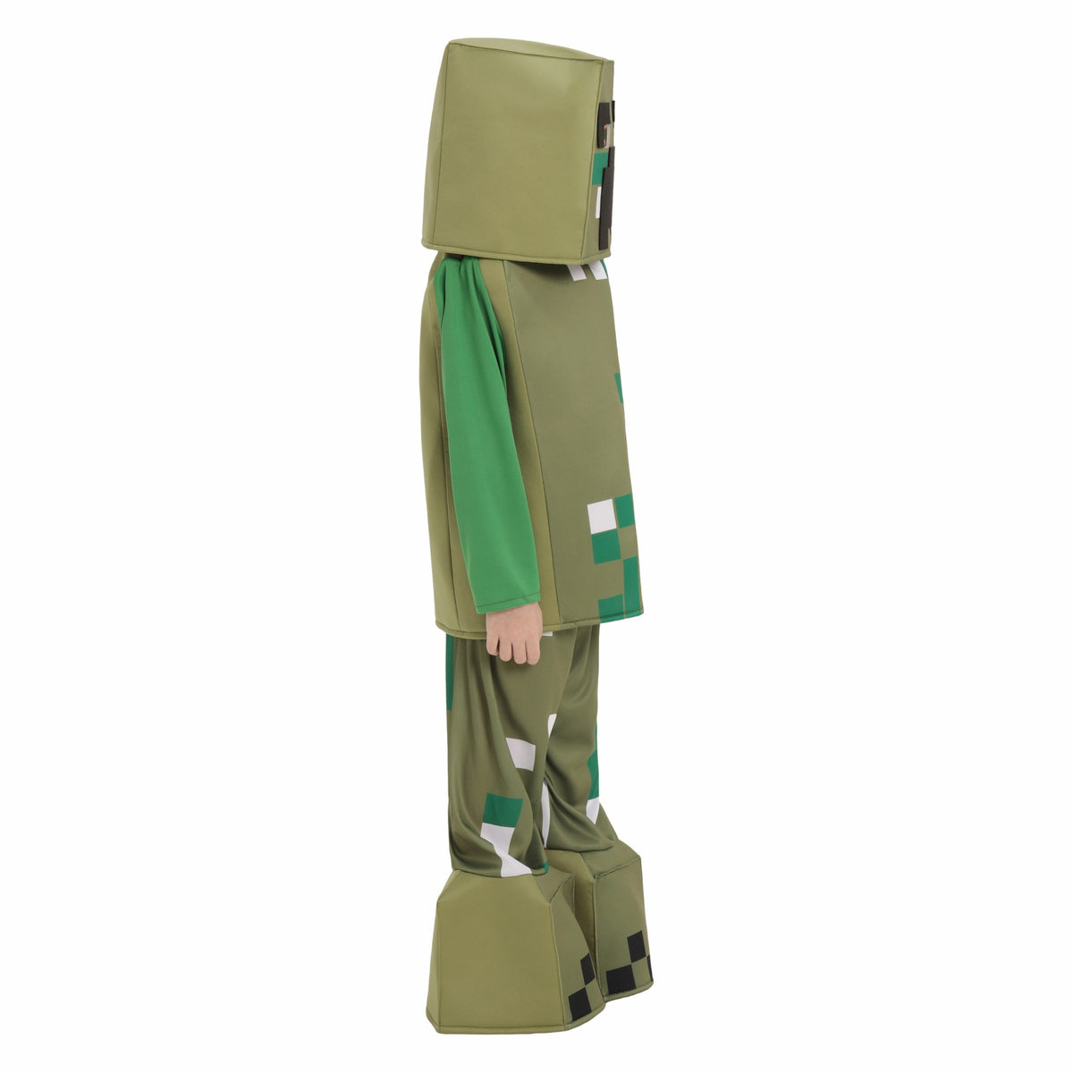 Costume Creeper Minecraft Enfant – Déguisement Cosplay Halloween & Scène, Tailles S à XL