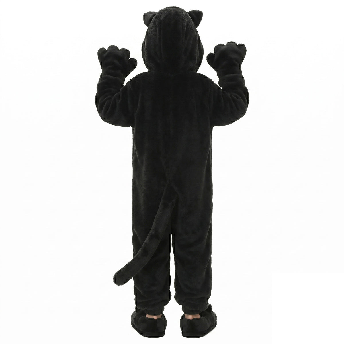 Costume Chat Noir Enfant – Déguisement Cosplay Halloween & Scène, Imprimé Grands Yeux, Tailles S à XL