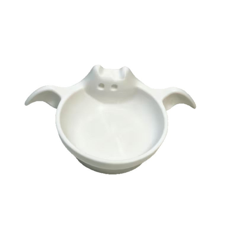 Bol Vide-Poche Chauve-Souris Halloween Imprimé en 3D – Rangement Multifonction Déco Maison, Blanc ou Noir