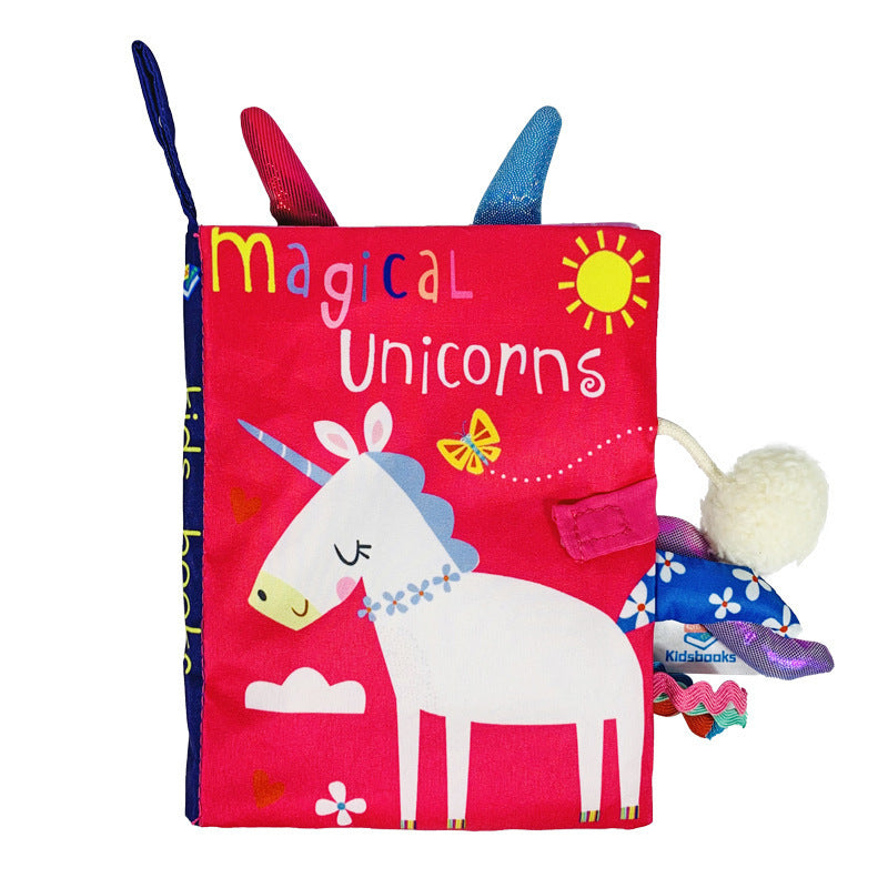 Livre Sensoriel 3D en Tissu Lavable pour Bébé 0-3 ans – Indestructible & Éveil | 9 Thèmes