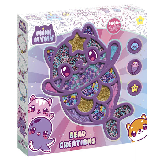 Kit Créatif 1500 Perles – Mini Mymy, Création de Bijoux & Bracelets, Cadeau Fille Dès 6 Ans