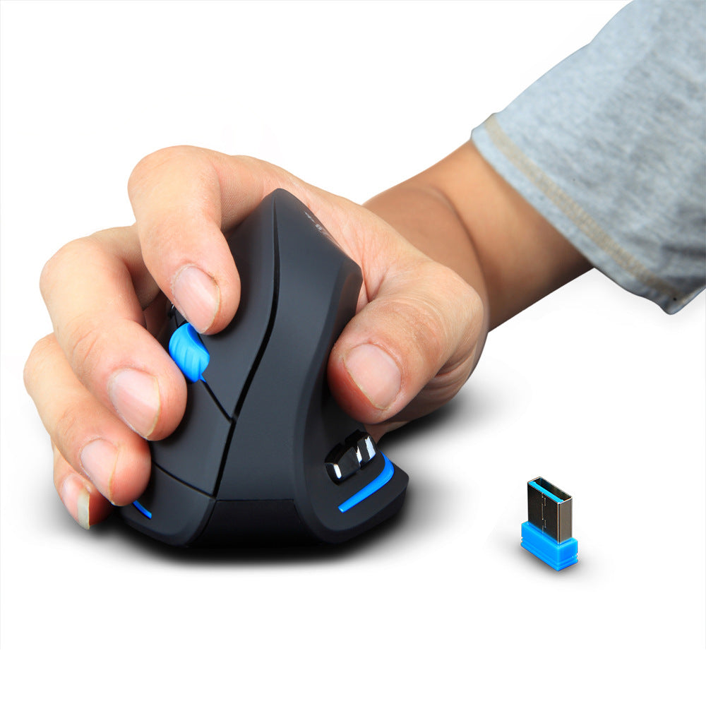 Souris Verticale Ergonomique Sans Fil ZELOTES F-35A – 2400 DPI, 6 Boutons, USB 2.4G, Compatible PC Laptop Mac, Anti-Douleur Poignet