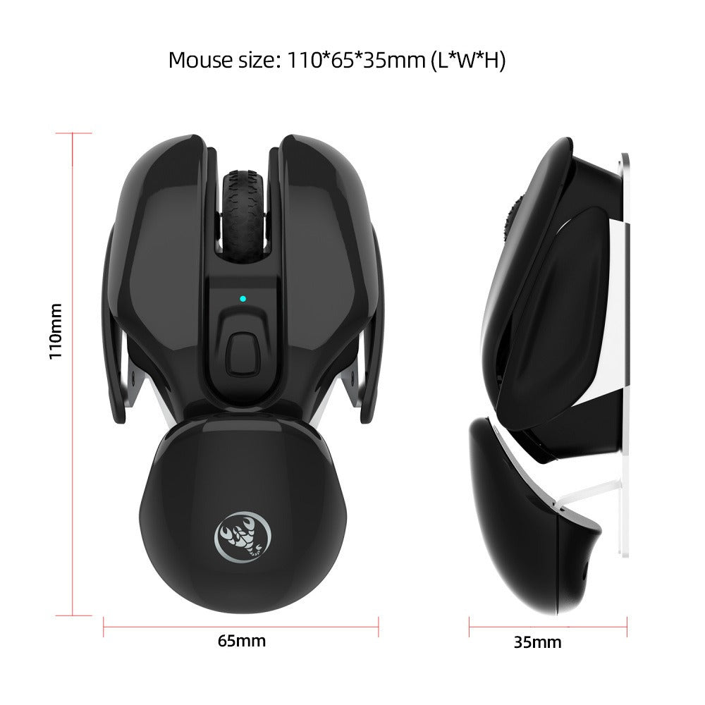Souris Sans Fil USB Rechargeable 1600 DPI – Silencieuse, Ergonomique, Compatible PC Bureau & Laptop, Design Féminin