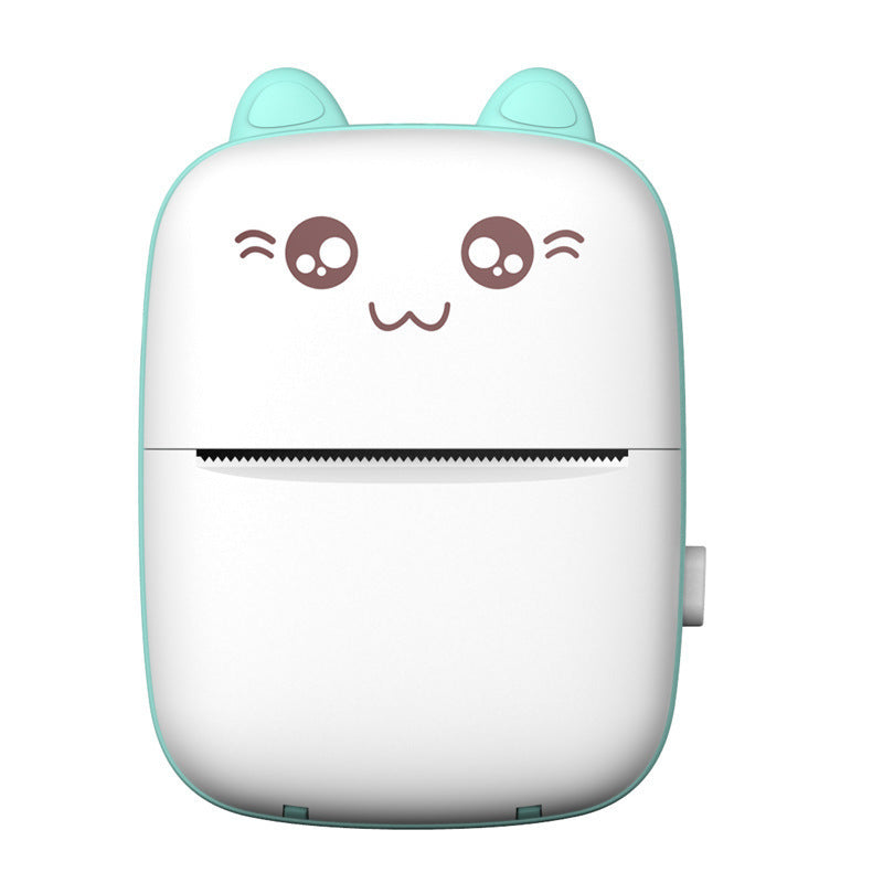 Mini Imprimante Thermique Portable Bluetooth Sans Encre – Photo & Étiquettes, 203 DPI, iOS & Android, Rose ou Bleu + Papier
