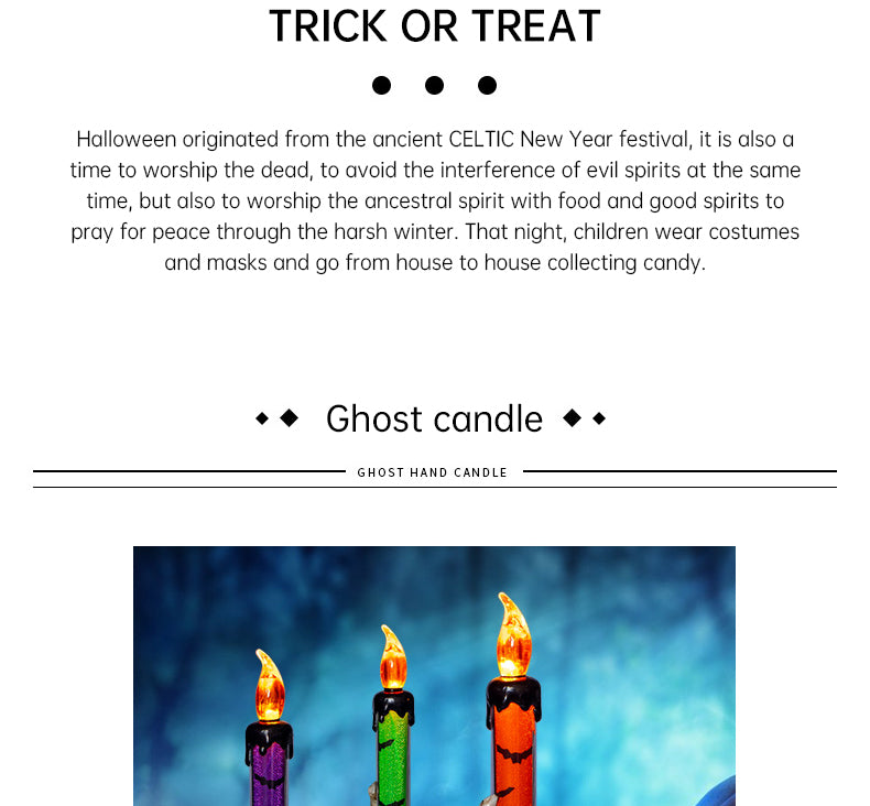 Bougie LED Crâne Larmes Halloween – Électronique Sans Fumée, Déco Maison Hantée Salle Secrète, 3 Coloris
