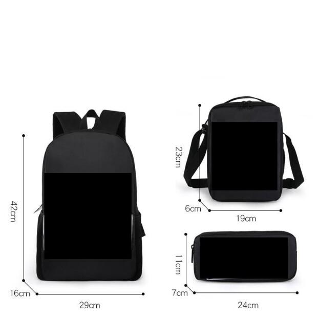 Ensemble 3 Pièces Sac à Dos Fortnite – Enfant & Ado, École Primaire & Collège, Blanc