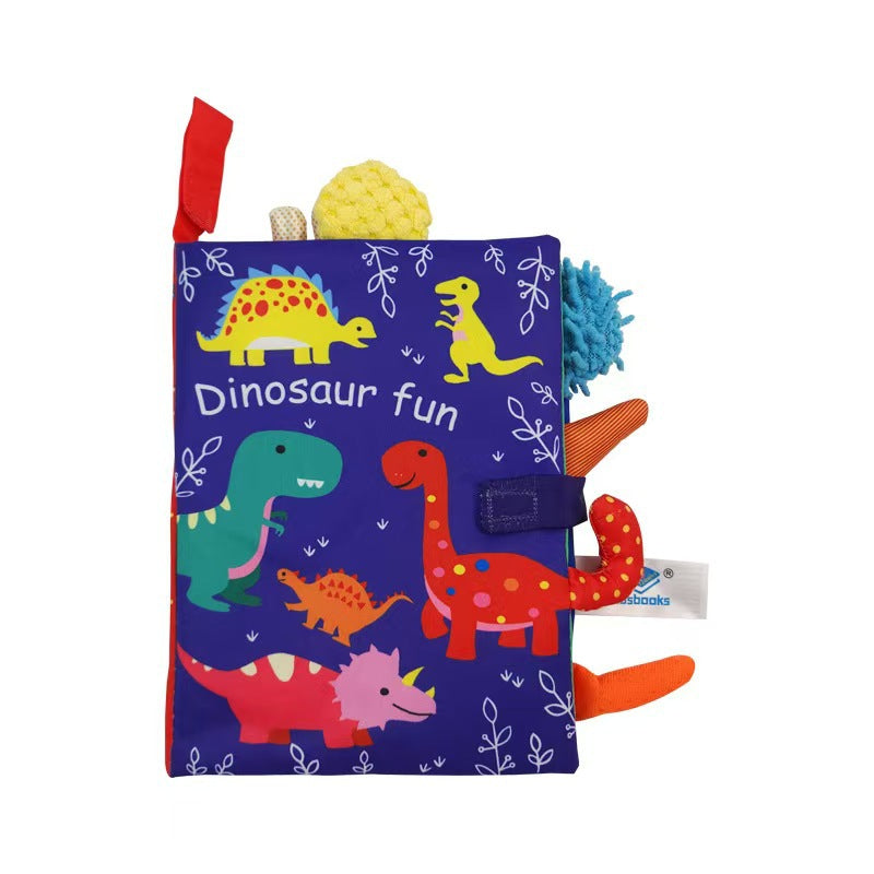 Livre Sensoriel 3D en Tissu Lavable pour Bébé 0-3 ans – Indestructible & Éveil | 9 Thèmes