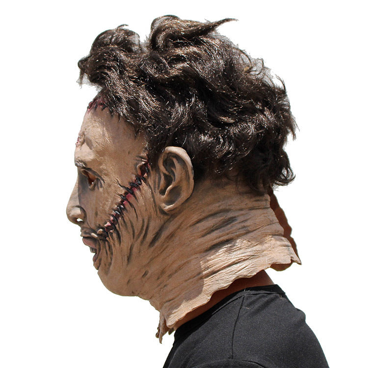 Masque Leatherface – Déguisement Halloween Horreur Film Texas Chainsaw Massacre, Latex, 30x25 cm