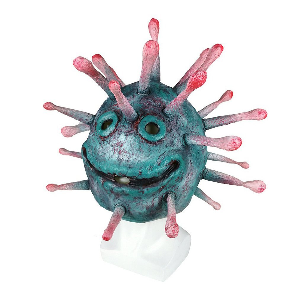 Masque Virus Horreur Latex – Déguisement Halloween & Cosplay Monstre Tête Entière, 3 Coloris