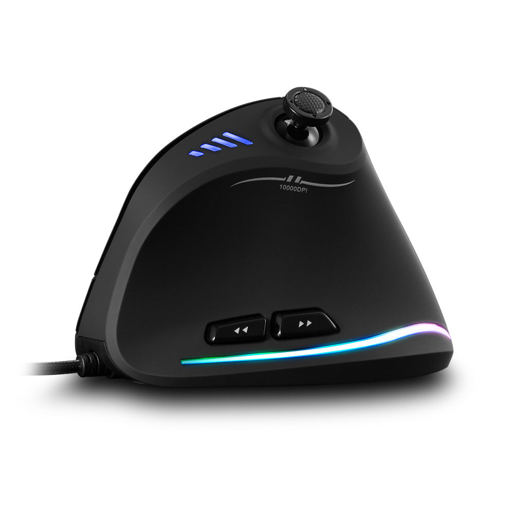 Souris Gaming Verticale Ergonomique Filaire C-18 RGB – 10 000 DPI