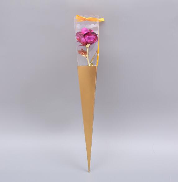 Rose Artificielle LED Lumineuse – Fleur Galaxie Romantique, Cadeau Saint-Valentin & Mariage, 23cm