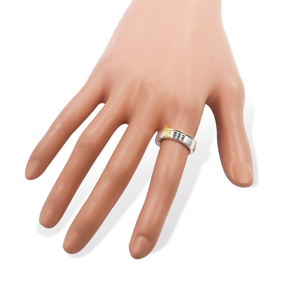 Bague Cuivre Plaqué Style Anime – Design Main Dorée, Taille Ajustable, Cosplay & Accessoire Manga, Cadeau Fan d’Anime