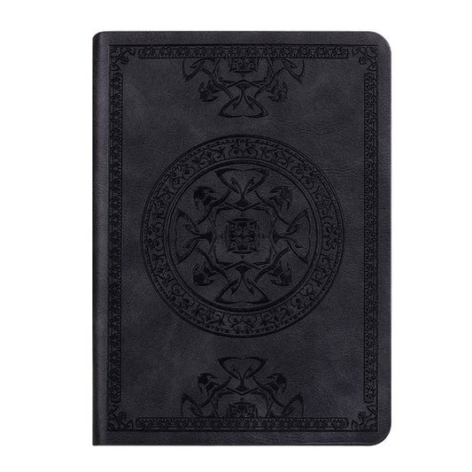 Carnet A6 Simili-Cuir – 140 Feuilles 80g, 280 Pages, 3 Coloris, Journal Intime, Cahier Bureau & Livre de Recettes