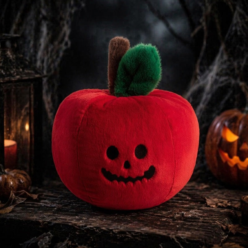 Peluche Pomme Empoisonnée Halloween – Jouet Doudou Déco Enfant, 3 Tailles 12, 20 ou 28 cm