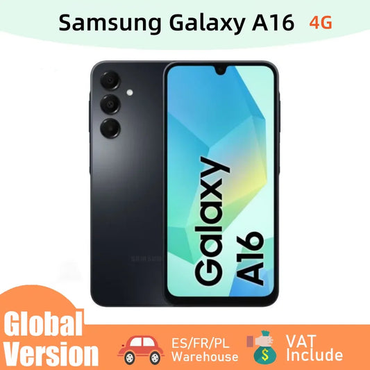 Samsung Galaxy A16 4G – 6,7" 90Hz Super AMOLED, Triple Caméra 50MP, Batterie 5000mAh, Charge 25W