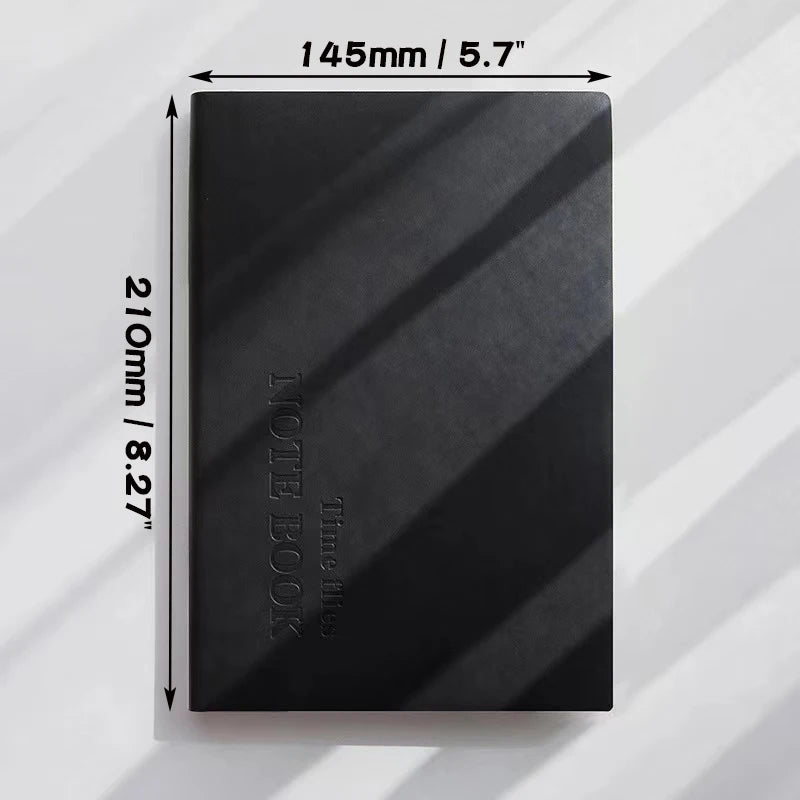 Carnet A5 à Grille – Journal, Voyage & Agenda – Couverture Simili-Cuir – 264 Pages – 5 Coloris