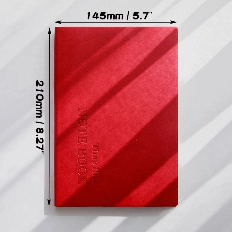 Carnet A5 à Grille – Journal, Voyage & Agenda – Couverture Simili-Cuir – 264 Pages – 5 Coloris