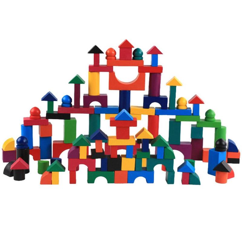 Set 112 Dominos en Bois Arc-en-Ciel – Jeu de Construction Éducatif Enfants 8-13 ans, Certifié 3C, Cadeau Jouet