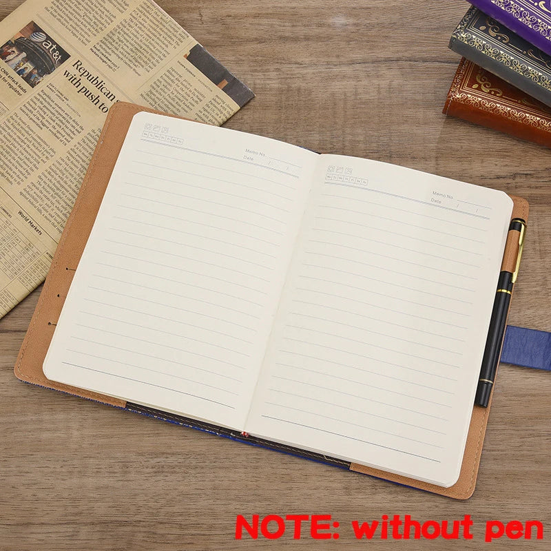 Journal Intime à Cadenas – Cuir PU, Verrou À Combinaison, 100 Feuilles, Format A5 – 6 Coloris