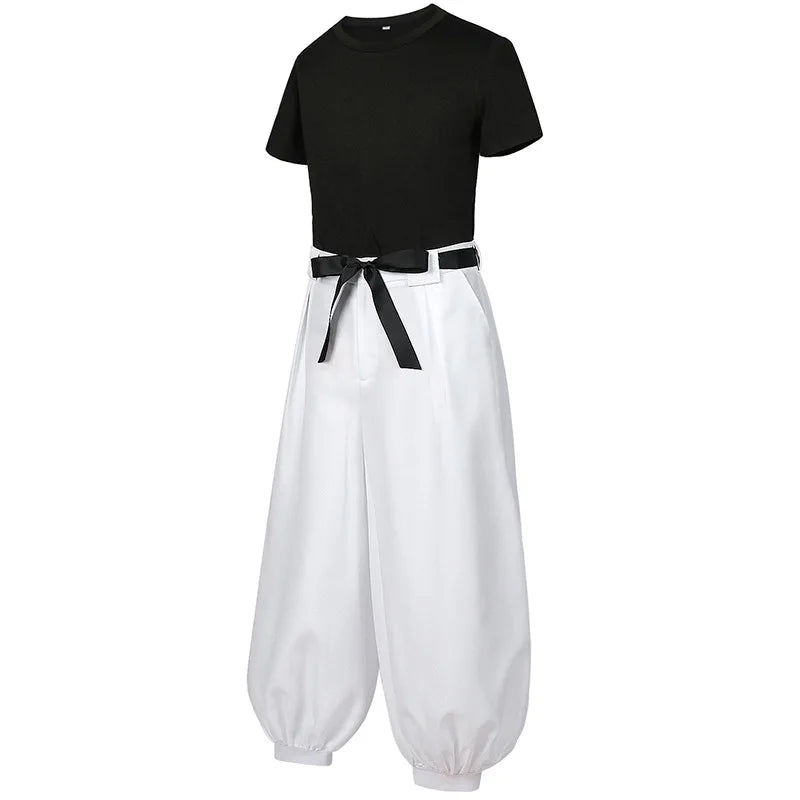 Costume Cosplay Jujutsu Kaisen – Toji Fushiguro & Satoru Gojo, Tissu Jacquard, Tailles S à XL, Halloween & Carnaval