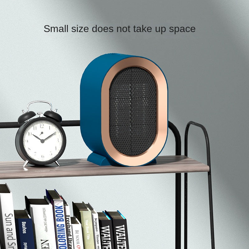 Mini Radiateur Soufflant PTC Portable – 800W/1200W, 3 Coloris Blanc Bleu Vert, Sécurité Anti-basculement, Bureau Maison