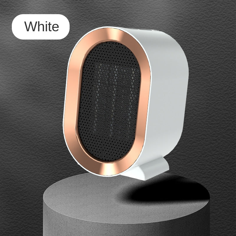 Mini Radiateur Soufflant PTC Portable – 800W/1200W, 3 Coloris Blanc Bleu Vert, Sécurité Anti-basculement, Bureau Maison