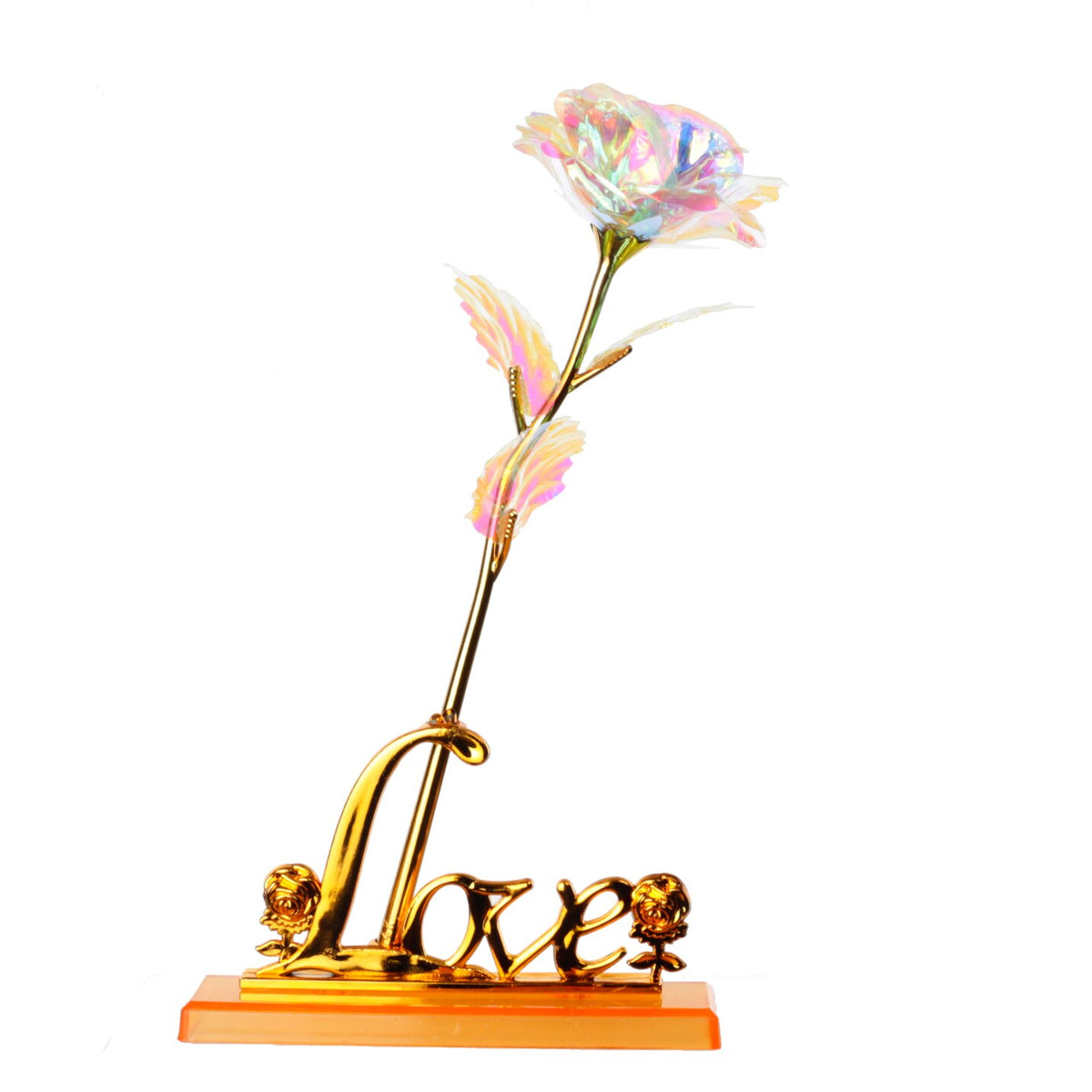 Rose Artificielle LED Lumineuse – Fleur Galaxie Romantique, Cadeau Saint-Valentin & Mariage, 23cm