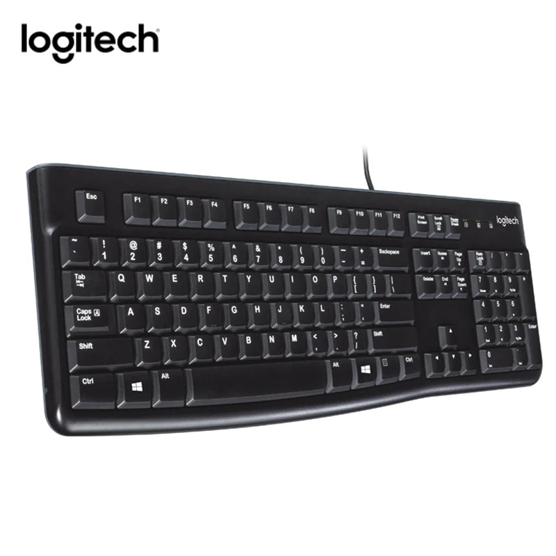 Clavier filaire Logitech K120 – USB, Résistant aux éclaboussures | PC & Mac