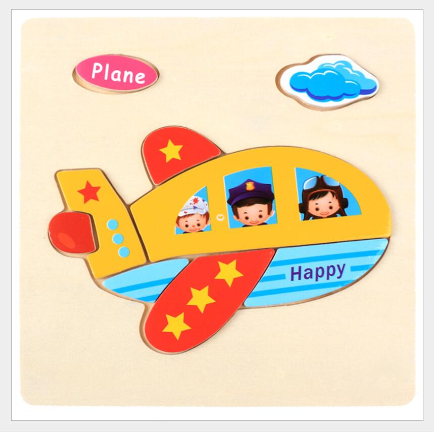 Puzzle 3D en Bois Enfant – Hélicoptère, Avion, Pompier, Tortue, Abeille, Libellule ou Papillon, Éveil Dès 3 Ans, Cadeau Enfant