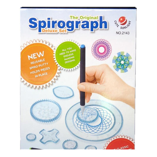 Kit Spirographe 22 Pièces – 21 Roues Dentées + Rack + 4 Stylos, Dessin Géométrique Créatif, Enfant & Adulte, Cadeau Loisirs Créatifs