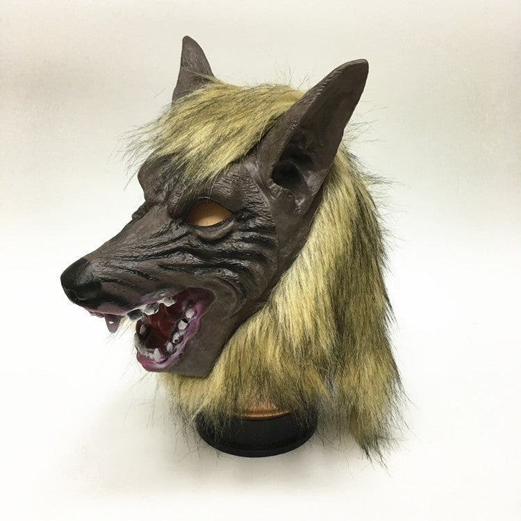 Masque Loup Halloween – Déguisement Horreur & Cosplay, Caoutchouc, Tête Seule, Pattes Seules ou Set Complet