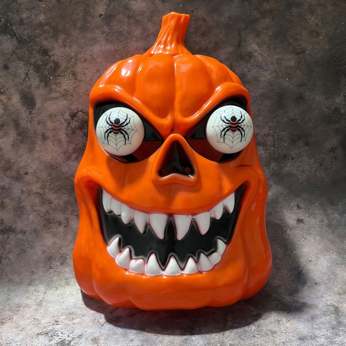 Masque Citrouille Halloween – Style Horreur Fantôme, Plastique DIY, Œil Noir ou Œil Araignée, Cosplay & Carnaval