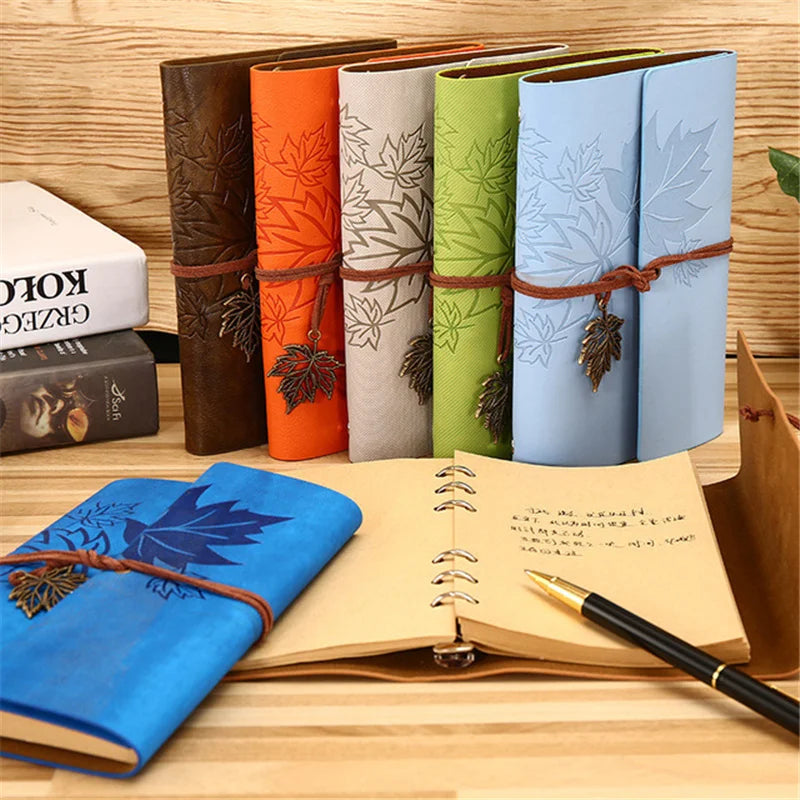 Carnet Voyageur en Cuir Vintage – A5, A6 ou A7 – Pages Blanches, Lignées ou Grille – Journal & Sketchbook
