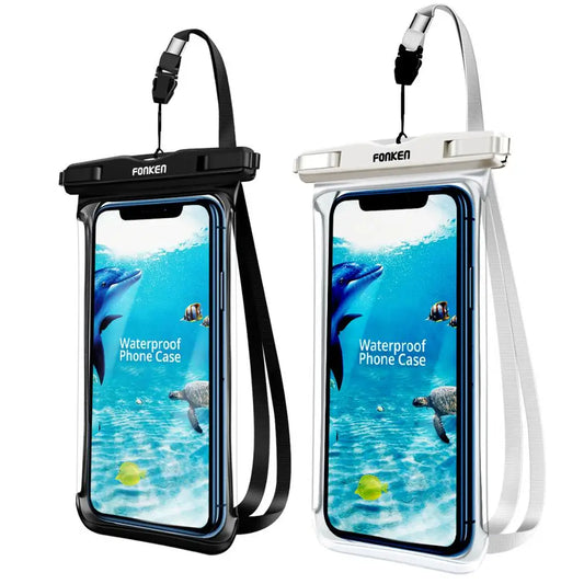 Pochette Étanche Universelle FONKEN – Sac Sec Transparent Natation Plage Camping