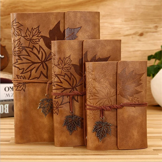 Carnet Voyageur en Cuir Vintage – A5, A6 ou A7 – Pages Blanches, Lignées ou Grille – Journal & Sketchbook