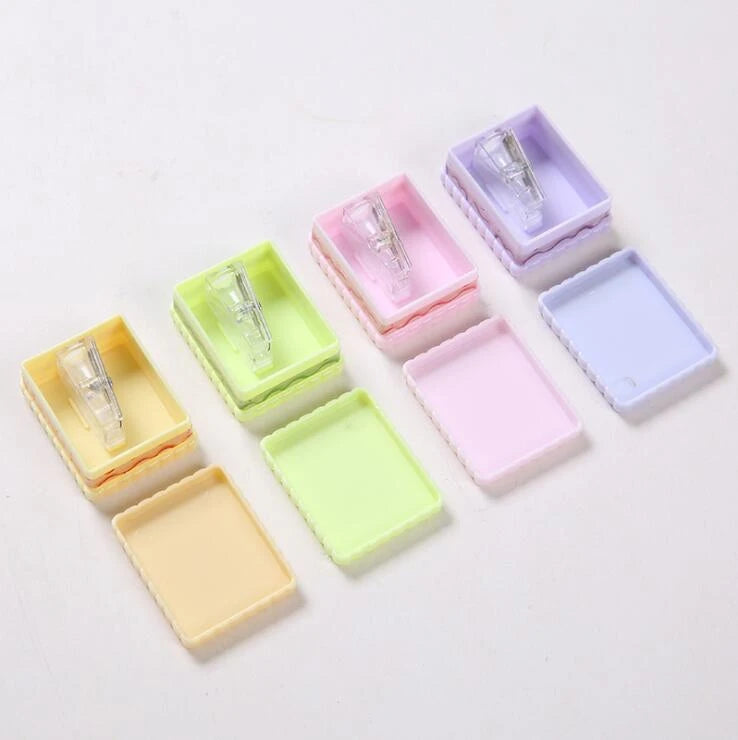 Taille-Crayon Cookie – Lot de 4, Couleurs Aléatoires