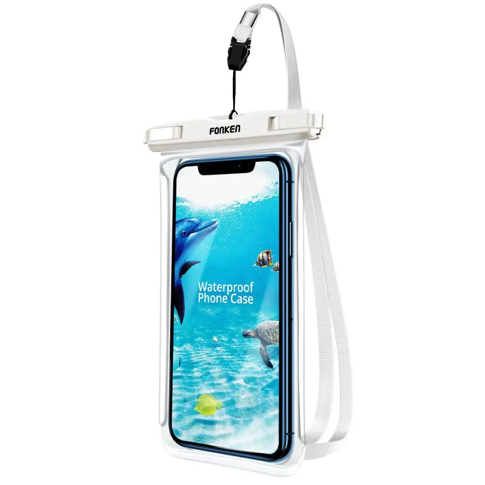 Pochette Étanche Universelle FONKEN – Sac Sec Transparent Natation Plage Camping